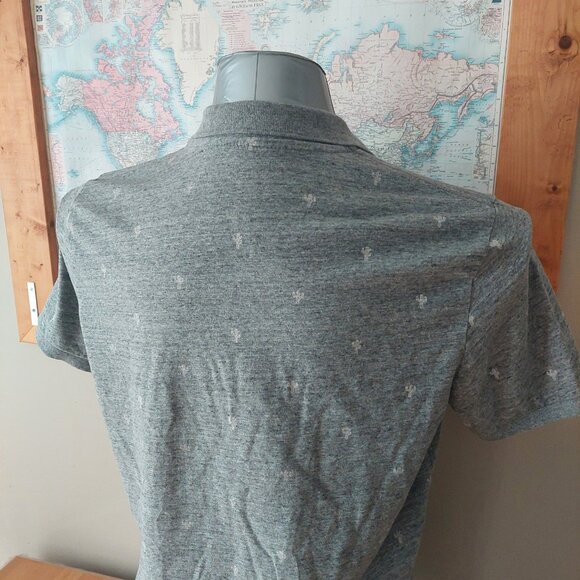 American Eagle Outfitters Flex Short Sleeve Patterned Polo Shirt Men's Large - Picture 9 of 13
